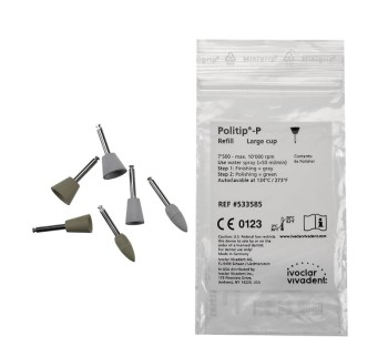 Gumki Politip zielony kielich mały 6szt.