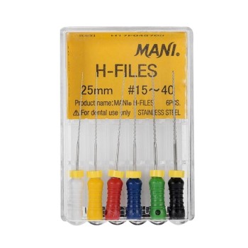 Pilniki H-Files 6szt. Mani