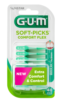 GUM Soft Picks Comfort 40szt. 