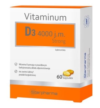 Vitaminum D3 4000 j.m. 60 kaps.