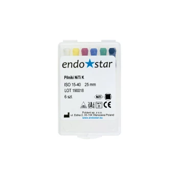 Pilniki K NiTi 6szt. Endostar