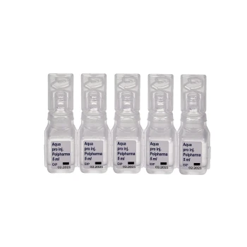 Woda do wstrzykiwań 100 x 5ml Aqua Pro Inj.