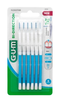 GUM Bi Direction 6szt. niebieskie
