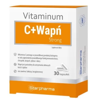 Vitaminum C+Wapń Strong 30 kaps.