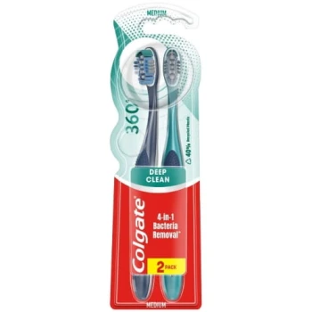 Colgate Deep Clean 360 Szczoteczka 2szt.
