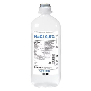 Natrium Chloratum NACL 0,9% 500ml Braun Sól Fizjologiczna 1 butelka