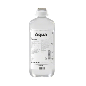 Woda do wstrzyknięć 500ml Braun 1 butelka