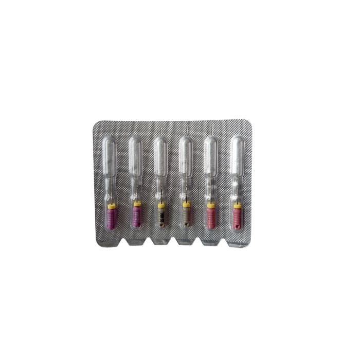 Denco Pilniki C+ Files pilniki endodontyczne 25mm rozmiar 06-10 6szt. asortyment.jpg