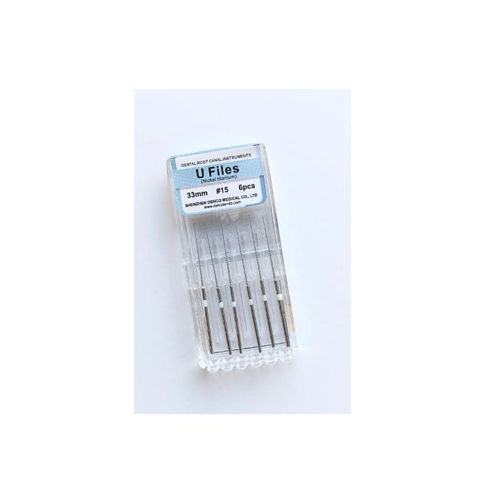Denco Pilniki u Files pilniki endodontyczne NiTi 33mm rozmiar 15 6szt. białe.jpg