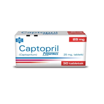 Captopril 25 mg 30 tabletek