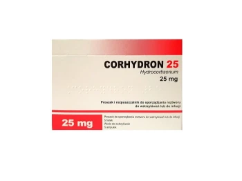 Corhydron 25 mg  proszek i rozpuszczalnik 5 amp. i 5 fiolek